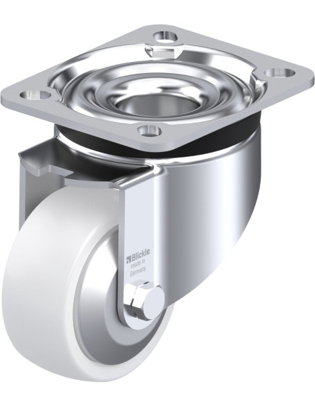 LK-SPO 75G-FA Sintetinis pasukamas ratukas 75 mm