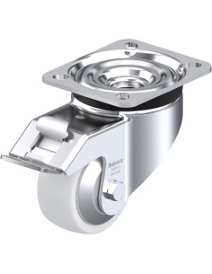 LK-SPO 75G-FI-FA sintetinis pasukamas ratukas su stabdžiais