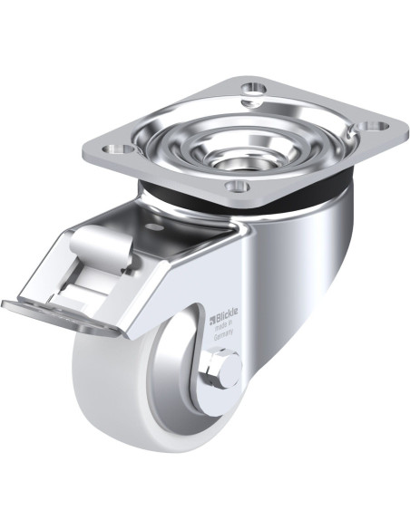 LK-SPO 75G-FI-FA sintetinis pasukamas ratukas su stabdžiais