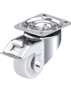 LK-SPO 75K-FI sintetinis pasukamas ratukas su stabdžiais