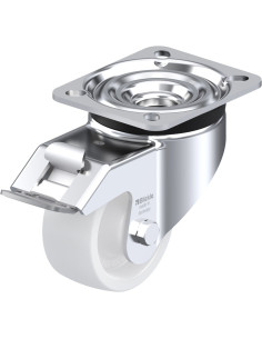 LK-SPO 80G-FI Sintetinis pasukamas ratukas su stabdžiais