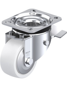 LK-SPO 80G-ST-FA sintetinis pasukamas ratukas su stabdžiais