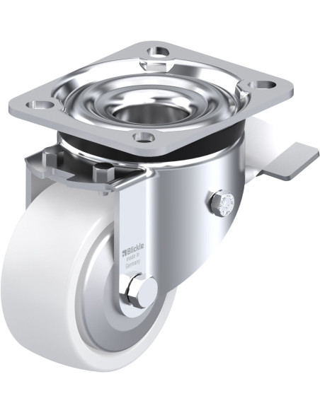 LK-SPO 80K-ST-FA sintetinis pasukamas ratukas su stabdžiais