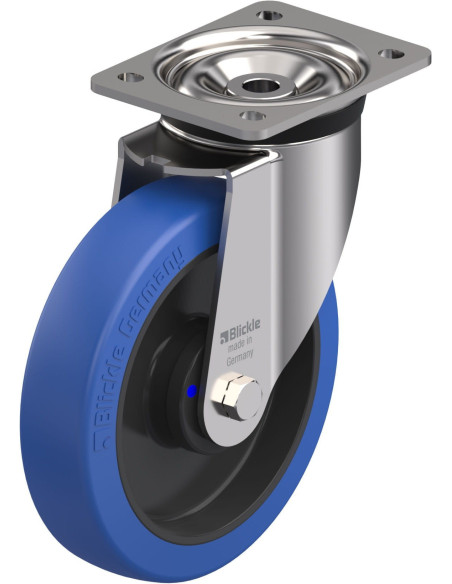 LKX-POBS 200XKA - 200 mm pasukamas poliuretano ratukas