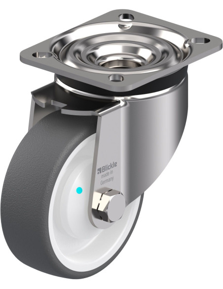 LKX-POTH 100KAD-1 poliuretano pasukamas ratukas 100 mm