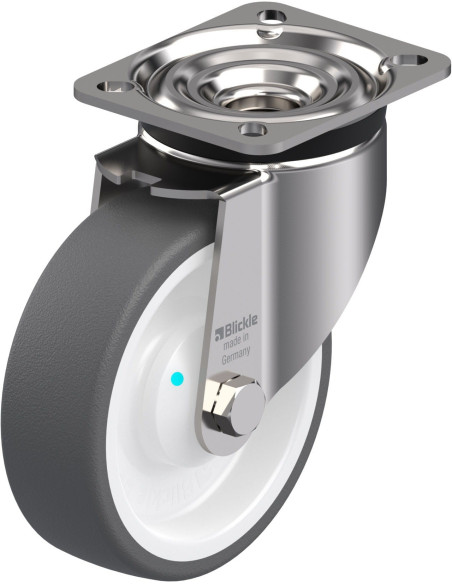 LKX-POTH 125KAD-1 poliuretano pasukamas ratukas 125 mm