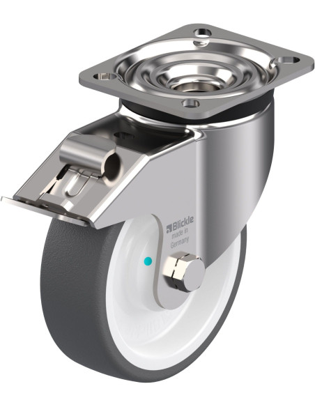 LKX-POTH 125KAD-1-FI poliuretano ratukas su stabdžiais