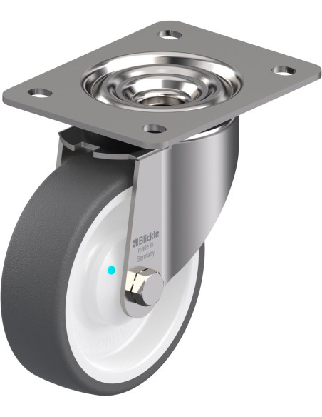 LKX-POTH 125KAD-3 poliuretano pasukamas ratukas 125 mm