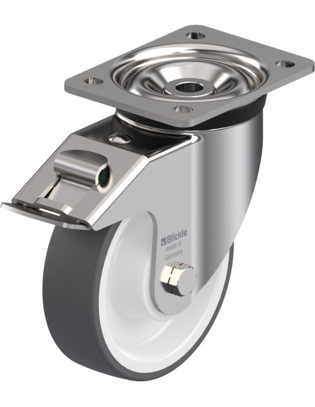 LKX-POTH 150XK-FI - pasukamas ratukas su stabdžiais, 150 mm