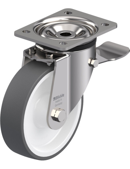 LKX-POTH 160G-ST pasukamas ratukas su stabdžiais