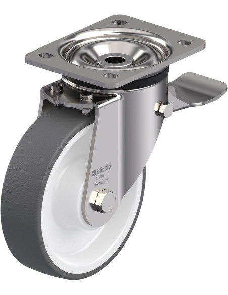 LKX-POTH 160XK-ST pasukamas ratukas su stabdžiais