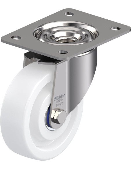 LKX-SPO 125XK-3 - Nerūdijantis plieno pasukamas ratukas