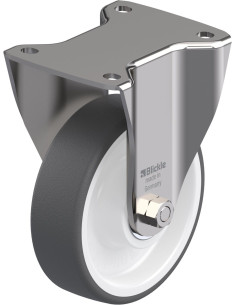 BKX-POTH 150XK - Nerūdijantis plieno fiksuotas ratukas