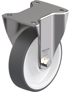 BKX-POTH 160XK - Nerūdijantis plieno fiksuotas ratukas