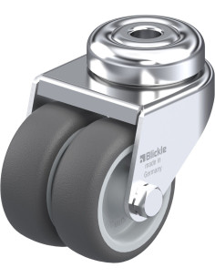 LMDA-PATH 50G - Dvigubas pasukamas poliuretano ratukas