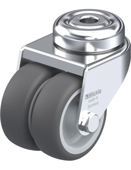 LMDA-PATH 50G - Dvigubas pasukamas poliuretano ratukas