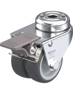 LMDA-PATH 50G-FI - Dvigubas pasukamas poliuretano ratukas