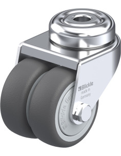 LMDA-PATH 50KF - Dvigubas pasukamas poliuretano ratukas