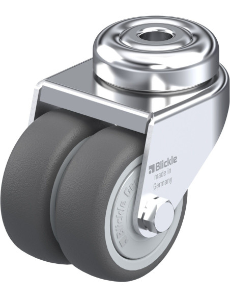 LMDA-PATH 50KF - Dvigubas pasukamas poliuretano ratukas