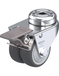 LMDA-PATH 50KF-FI - Dvigubas pasukamas poliuretano ratukas