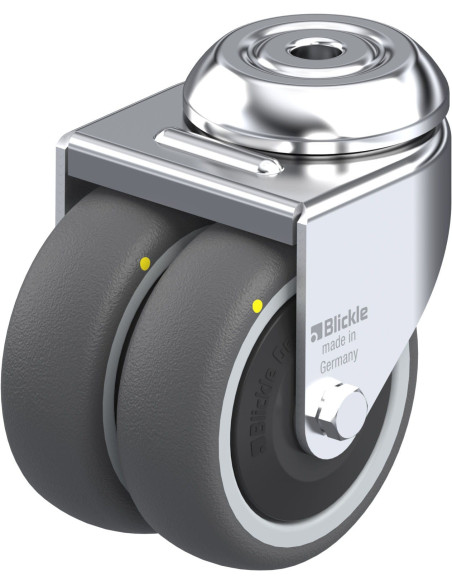 LMDA-PATH 75KF-ELS antistatinis dvigubas pasukamas ratukas