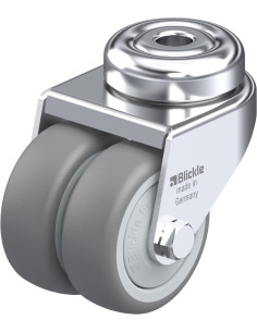 LMDA-TPA 50KF - Dvigubas pasukamas ratukas 50 mm