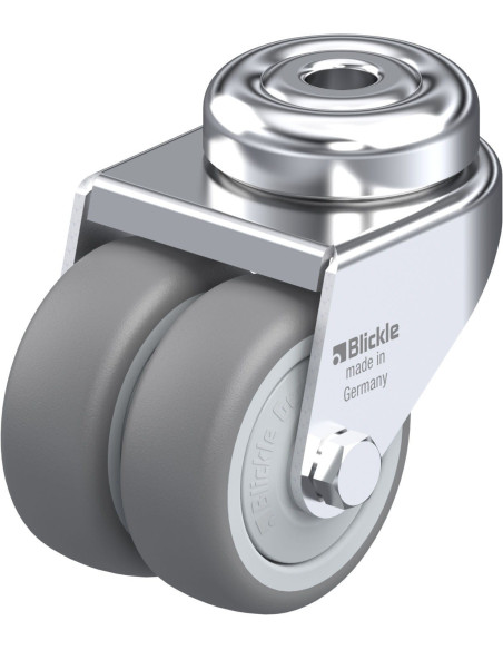 LMDA-TPA 50KF - Dvigubas pasukamas ratukas 50 mm