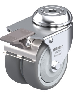 LMDA-TPA 75KF-FI dvigubas pasukamas ratukas su guminu