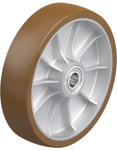 ALB 252/25K poliuretano ratukas 250 mm su aliuminio centru