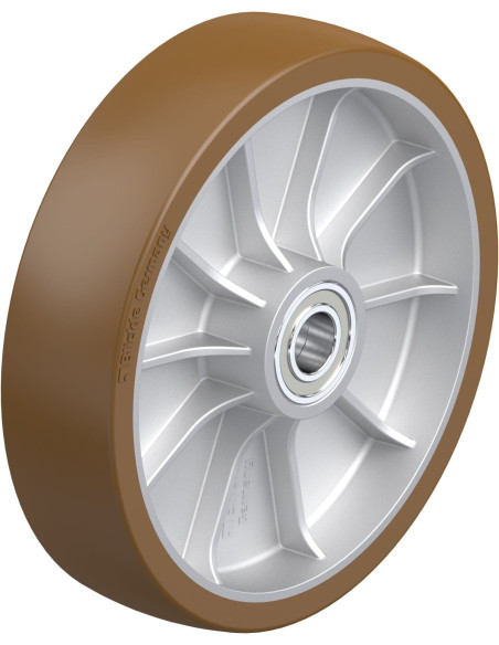 ALB 252/25K poliuretano ratukas 250 mm su aliuminio centru