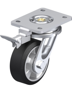 LO-ALEV 127K-RI4 pasukamas ratukas su stabdžiais