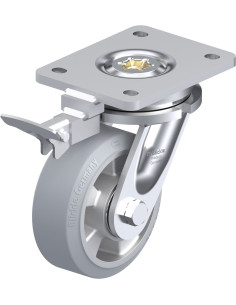 LO-ALEV 127K-SG-RI4 pasukamas ratukas su stabdžiais