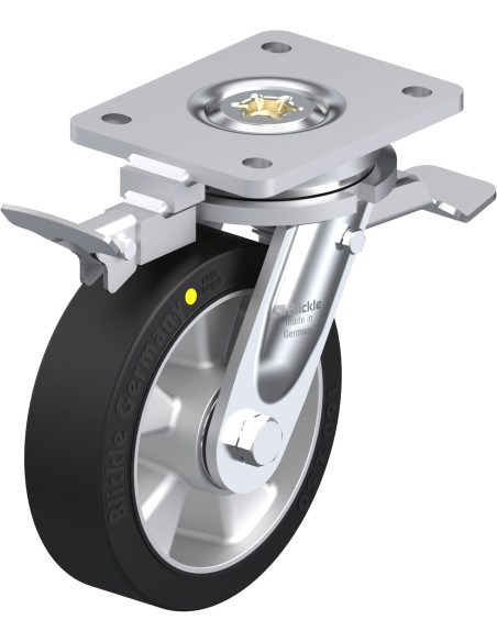 LO-ALEV 160K-ST-EL-RI4 antistatinis ratukas su stabdžiais