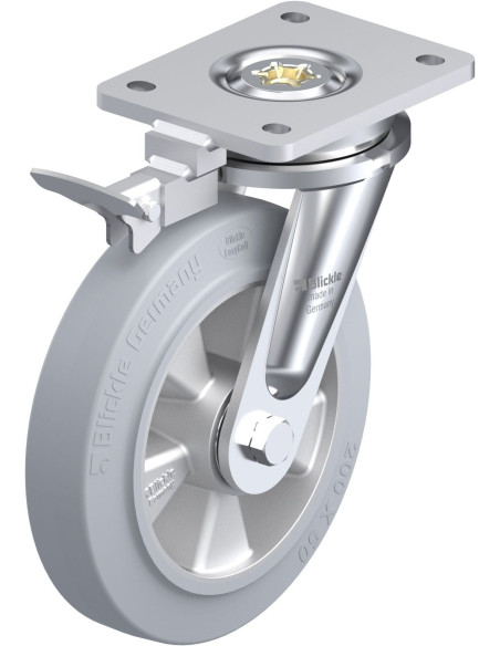 LO-ALEV 200K-SG-RI4 pasukamas ratukas su stabdžiais