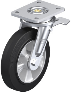 LO-ALEV 200K-ST pasukamas ratukas su stabdžiais 200 mm