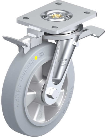 LO-ALEV 200K-ST-SG-AS-RI4 antistatinis ratukas su stabdžiais