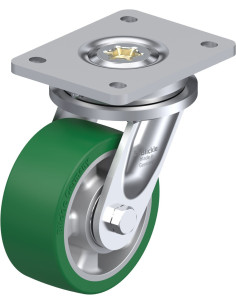 LO-ALST 127K poliuretano pasukamas ratukas 125 mm