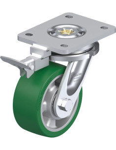 LO-ALST 127K-RI4 - 125 mm poliuretano pasukamas ratukas su