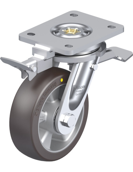LO-ALST 150K-ST-AS-RI4 pasukamas ratukas su stabdžiais