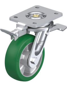 LO-ALST 150K-ST-RI4 poliuretano ratukas su stabdžiais