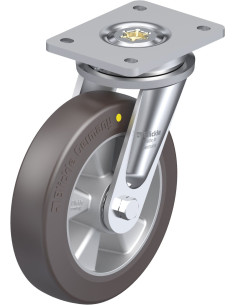 LO-ALST 200K-AS poliuretaninis pasukamas ratukas 200 mm