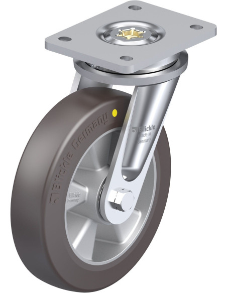 LO-ALST 200K-AS poliuretaninis pasukamas ratukas 200 mm