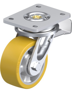 LO-ALTH 127K-ST pasukamas poliuretano ratukas su stabdžiais