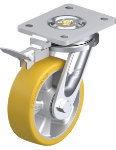 LO-ALTH 150K-RI4 - Poliuretano pasukamas ratukas su