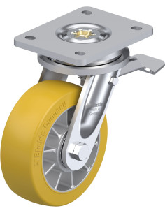 LO-ALTH 152K-ST poliuretano ratukas su stabdžiais