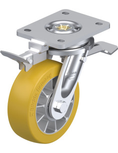 LO-ALTH 152K-ST-RI4 poliuretano pasukamas ratukas su