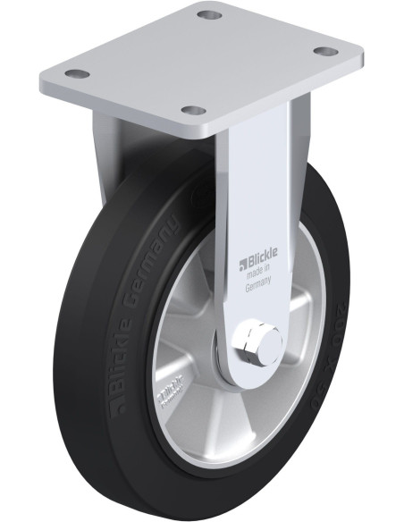 BO-ALEV 200K fiksuotas ratukas dengtas guma