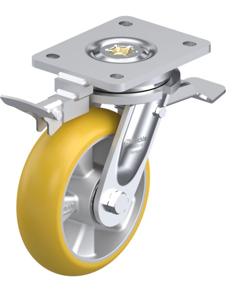 LO-ALTH 160K-ST-CO-RI4 - Poliuretano pasukamas ratukas su