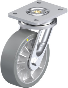 LO-ALTH 162K-AS antistatinis poliuretano ratukas 160 mm