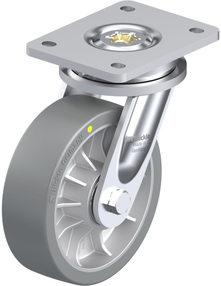 LO-ALTH 162K-AS antistatinis poliuretano ratukas 160 mm